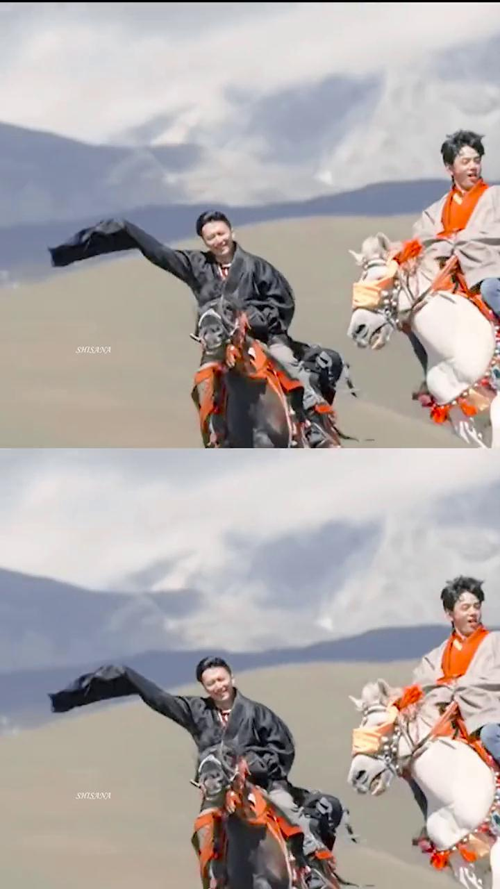 一些震撼到我的画面谢霆锋丁真不一样灵魂碰撞出来的震撼大自然的美