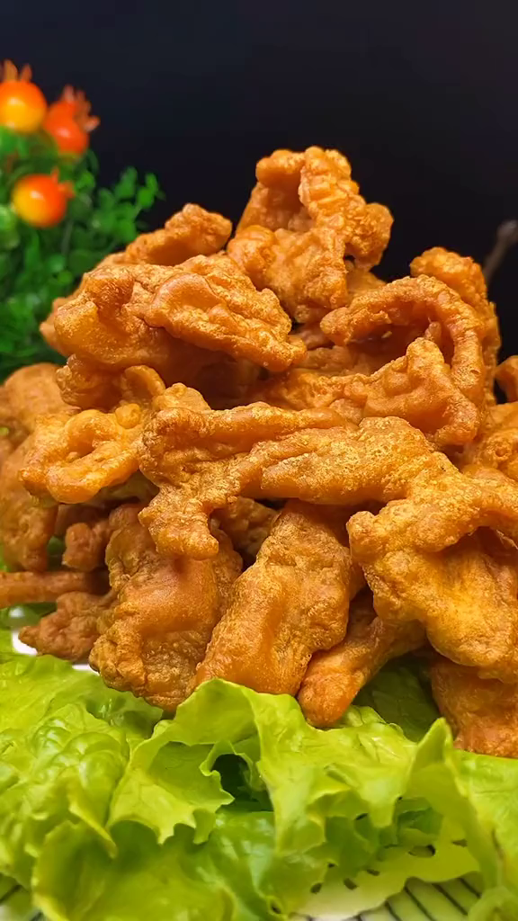 云南过桥米线必备香酥,色泽金黄,酥脆-度小视