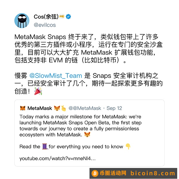 MetaMask Snap技术解读：开发体验、能力限制、安全性和商业潜力分析