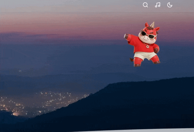 子比美化 – 顶部添加悬挂样式（所有网站都适用）-大恩博客 - Daen Blog