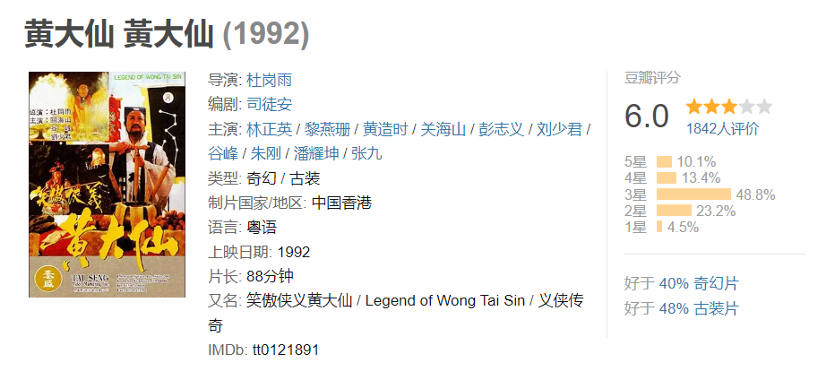 图片[1]-笑傲侠义黄大仙-雪白的乌云