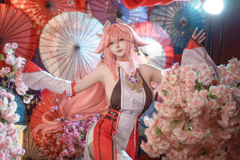 菌烨tako绽放光芒，点亮八重神子的烨华世界！插图1