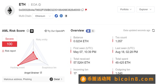 黑暗“天使”  - Angel Drainer 钓鱼团伙揭秘钓鱼网站及手法分析MistTrack 分析总结