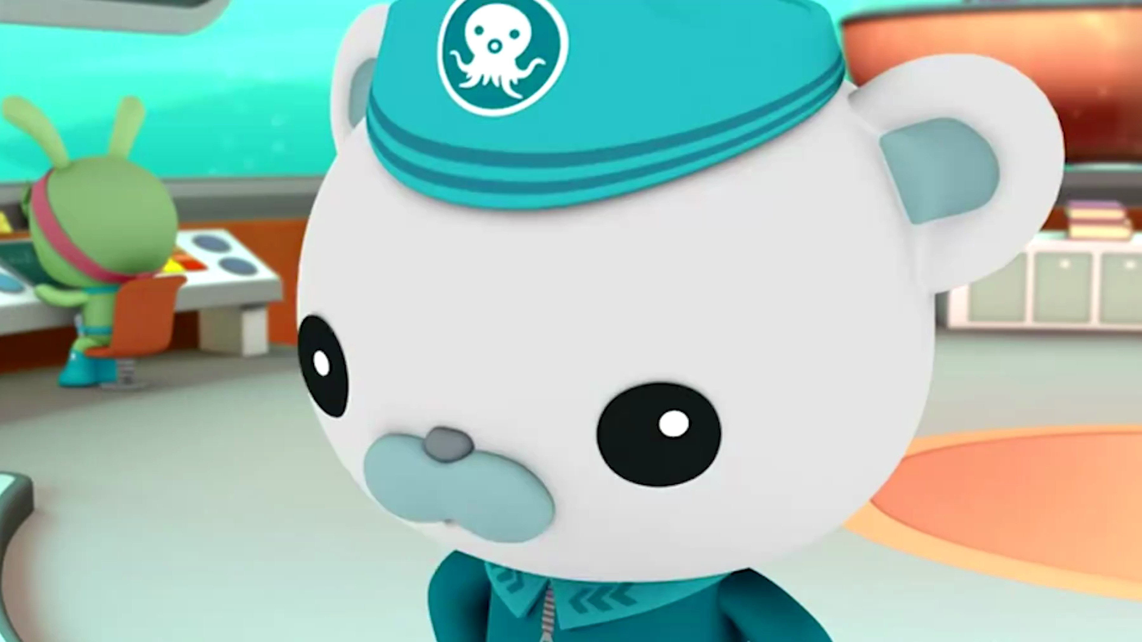 海底小纵队:海底的一条鱼鱼,把小纵队给吓坏了