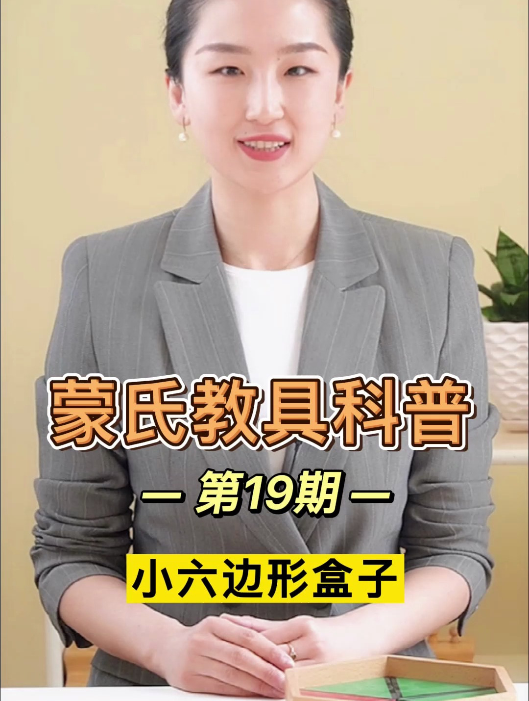 一站式学习|蒙氏教具-大六边形盒子