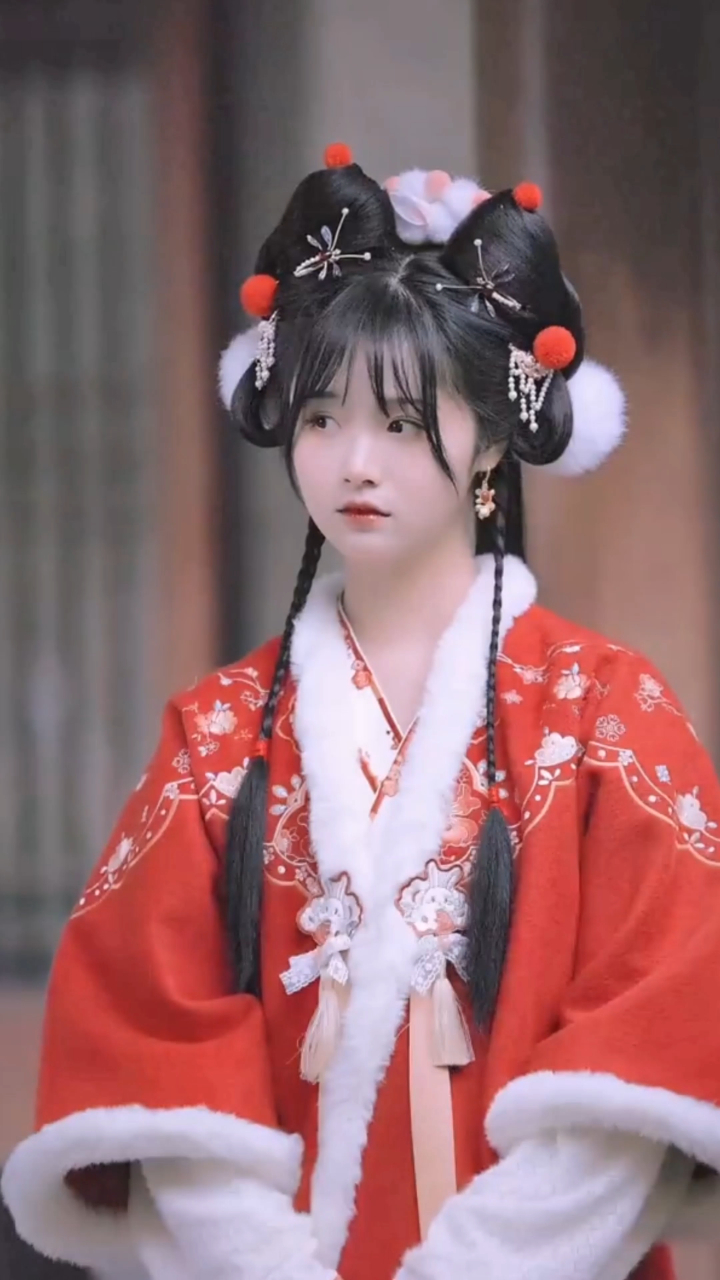 美如冠玉,高颜值纯欲感绿茶风甜美可人的古装汉服美女网红