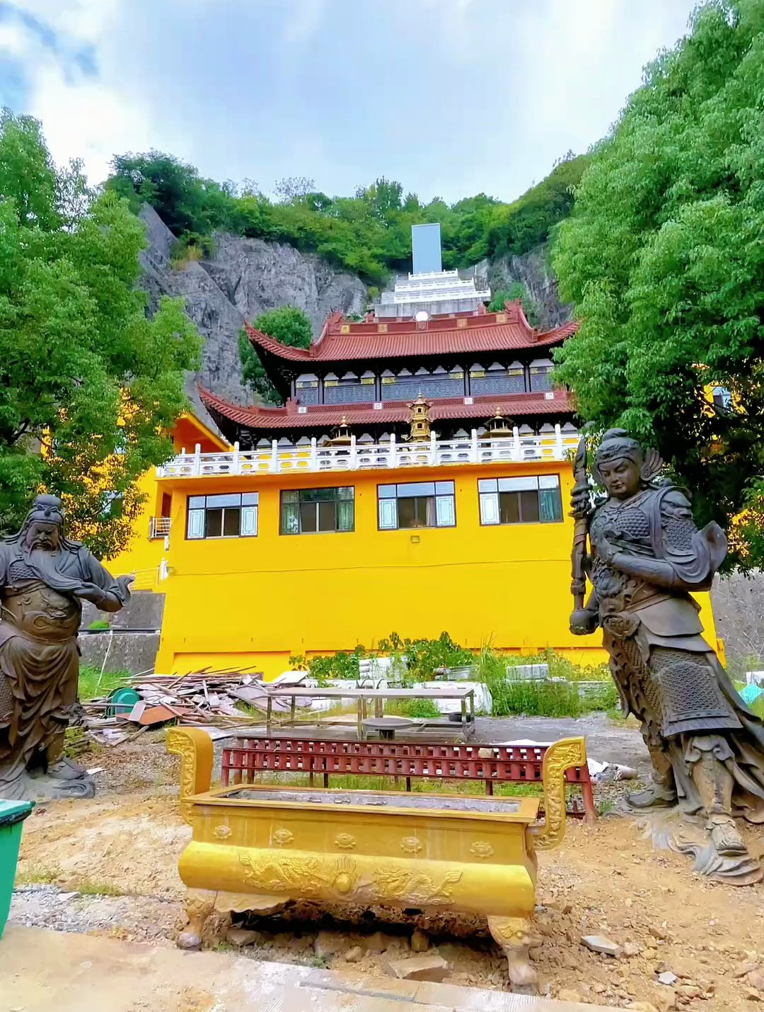 浙江台州温岭,泽国丹崖禅寺美景,佛渡有缘人