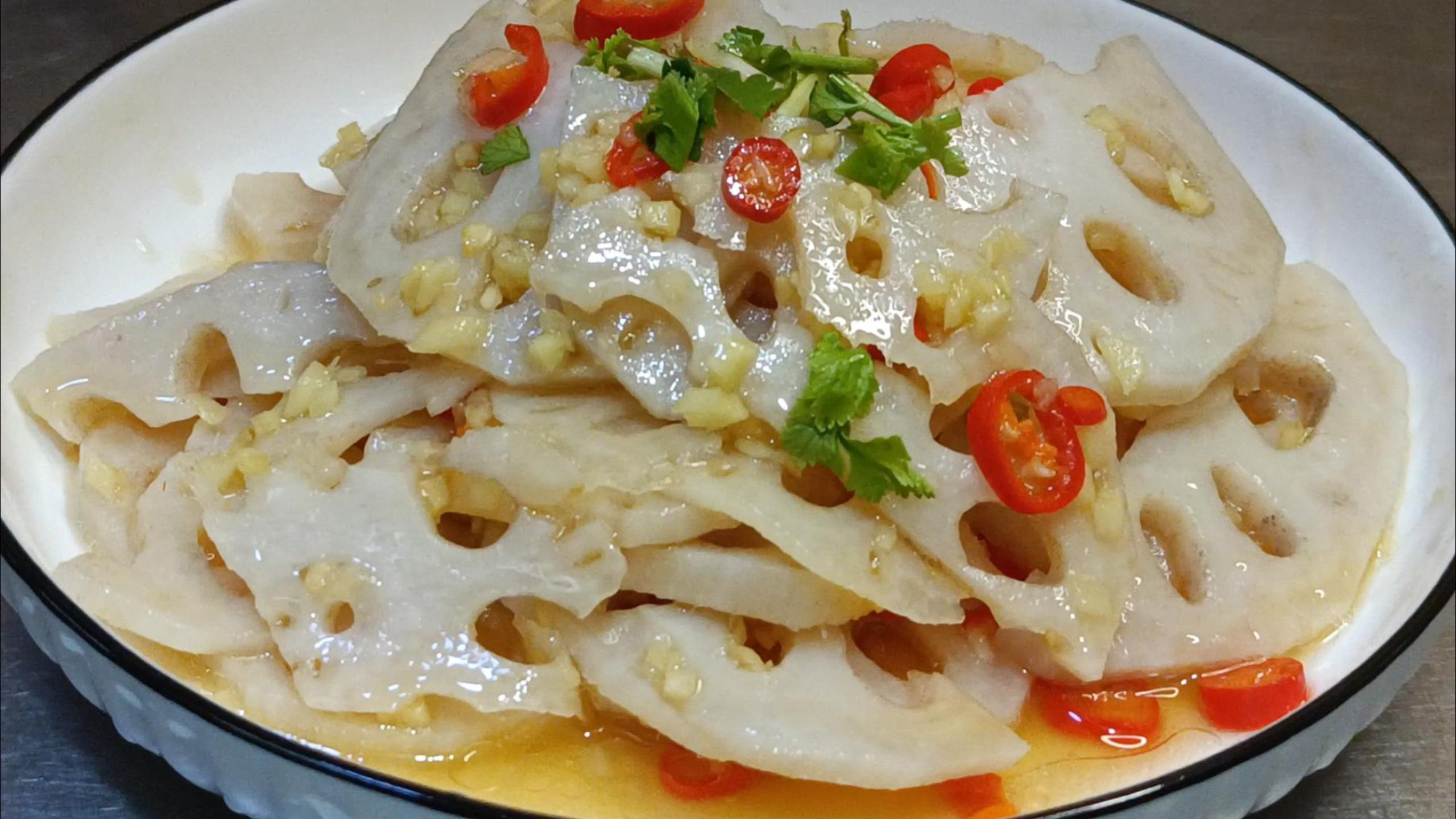 莲藕好吃的做法,清脆爽口不发黑,做饭简单又营养