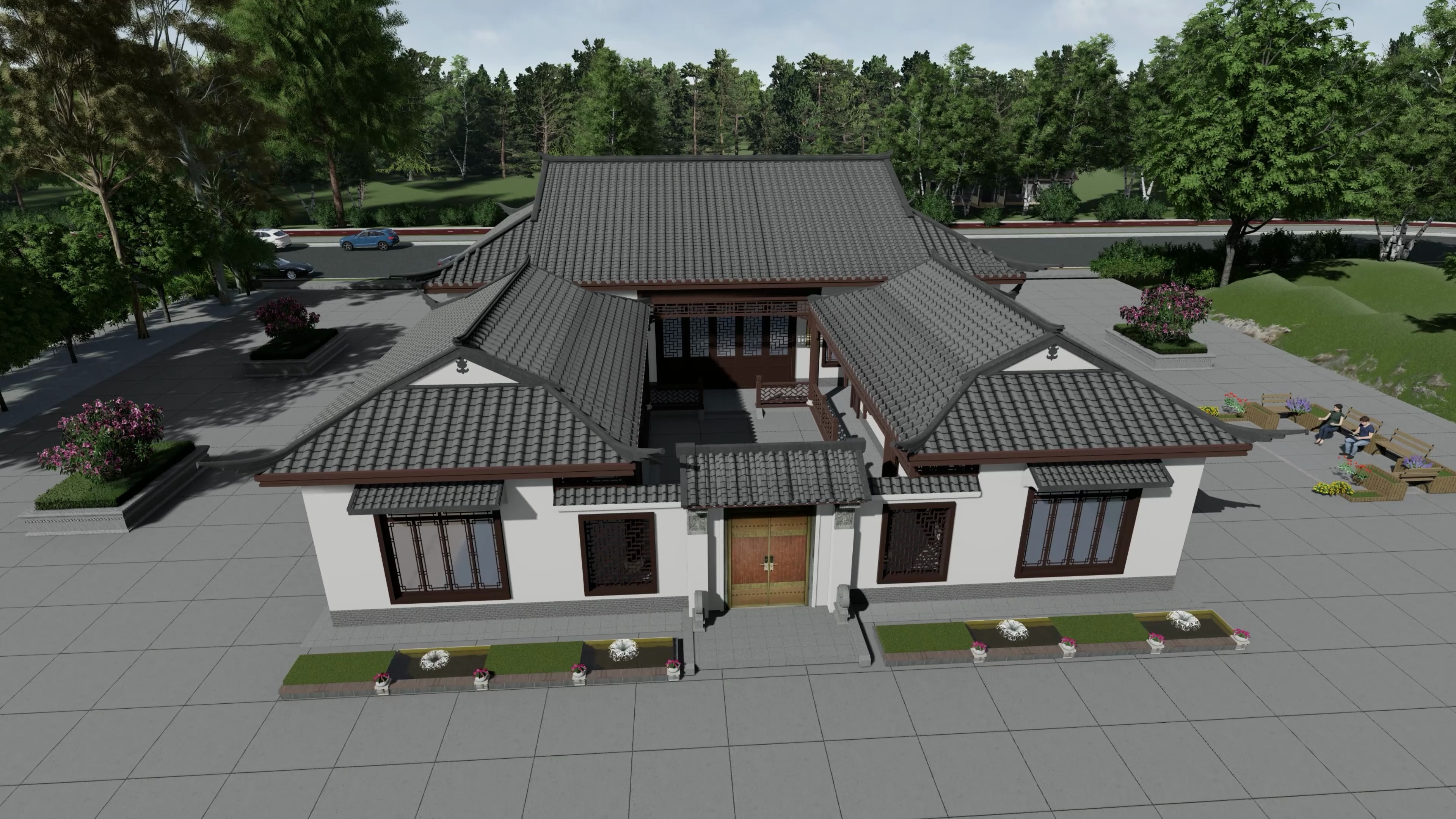 乡村四合院设计效果展示