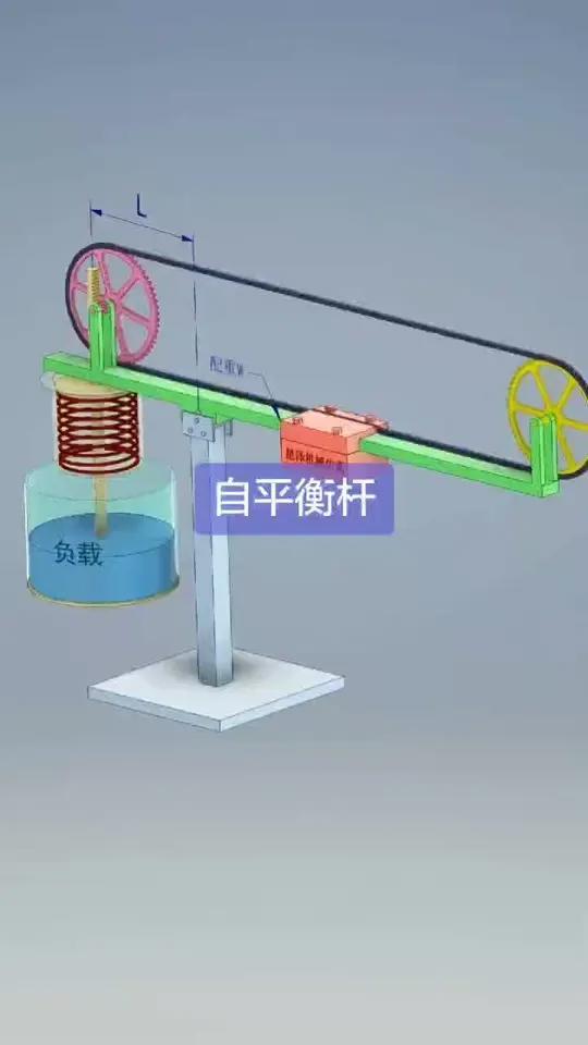 自平衡杆,自平衡装置,省力搬运机构