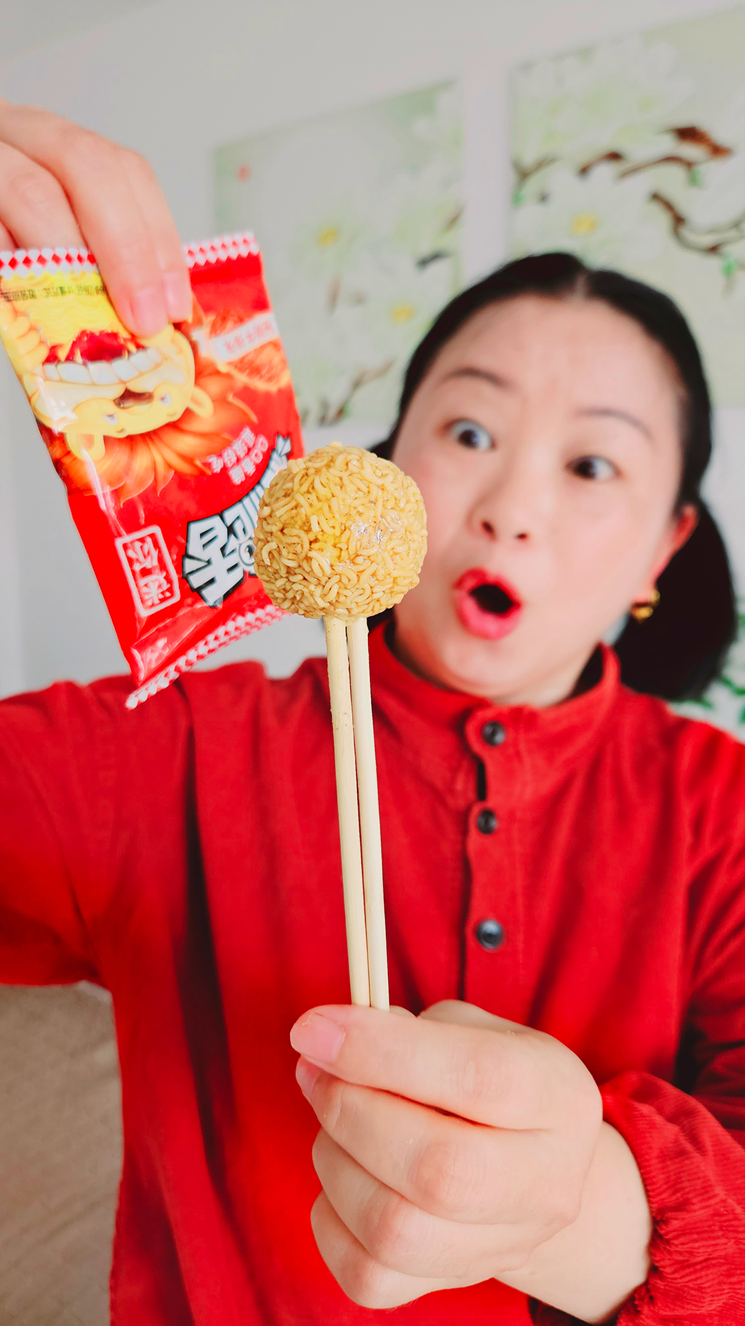 干脆面做的脆面筷子糖,你吃过吗?