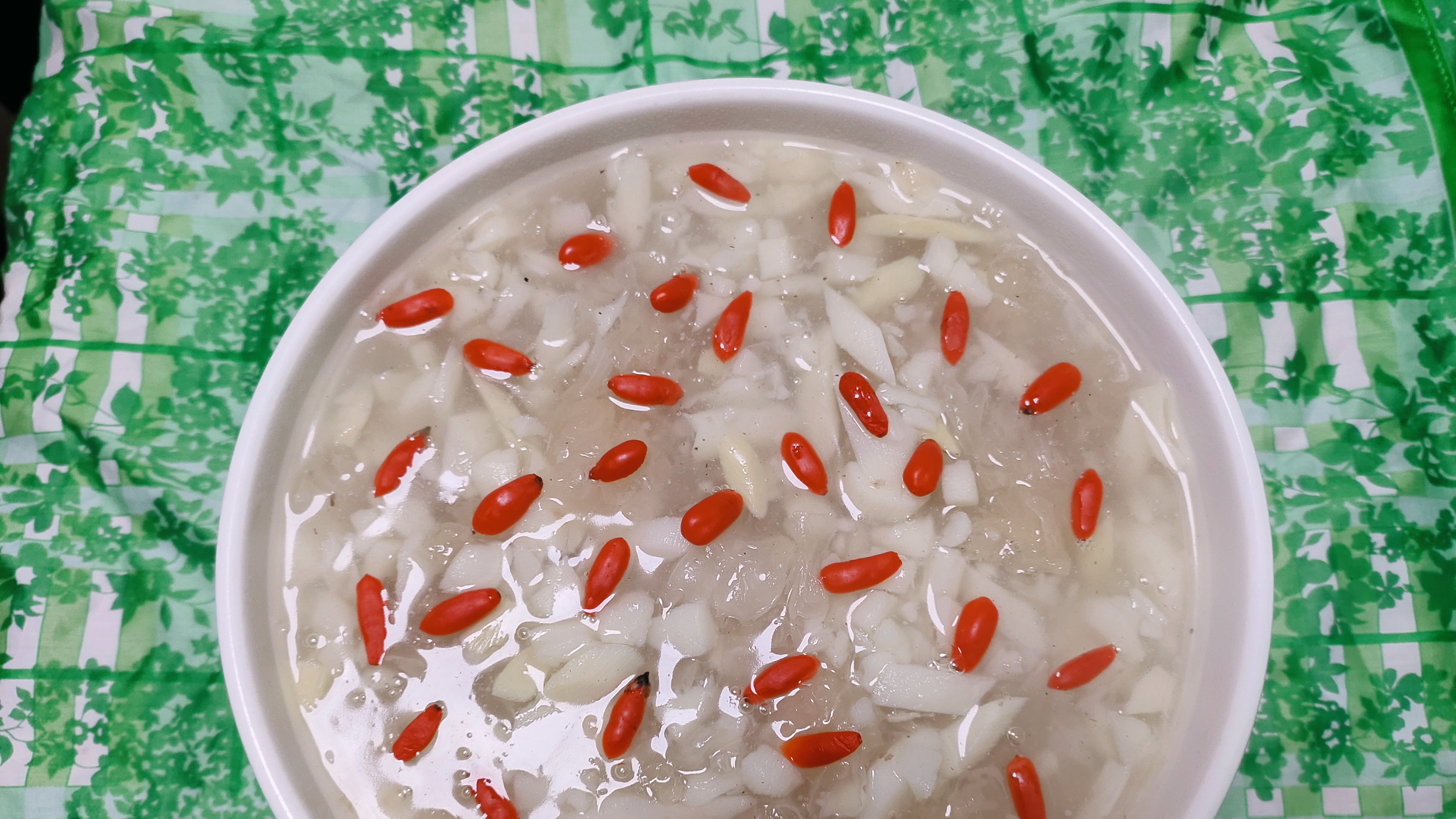 关德财老师教做素菜 山药银耳羹