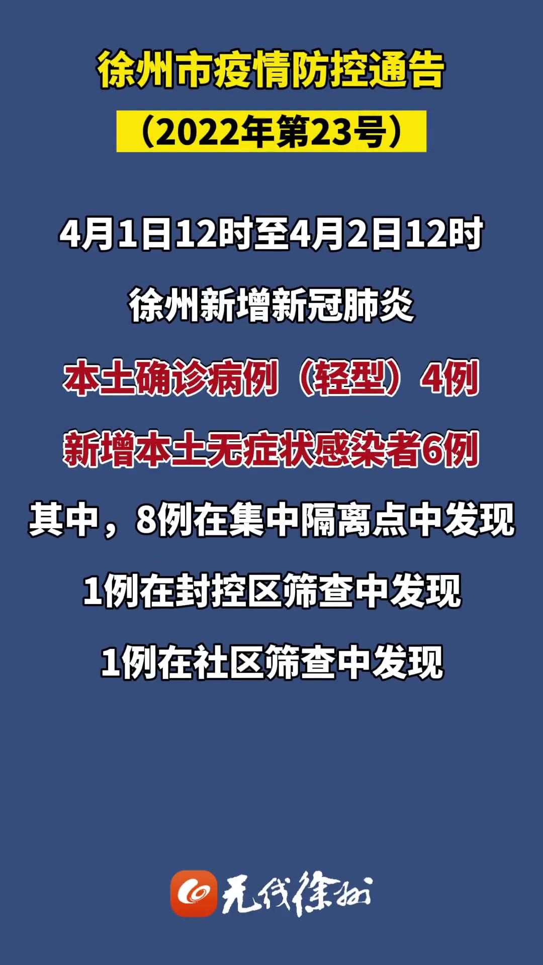 徐州市疫情防控通告(2022年第23號)江蘇全民目擊 疫情通報