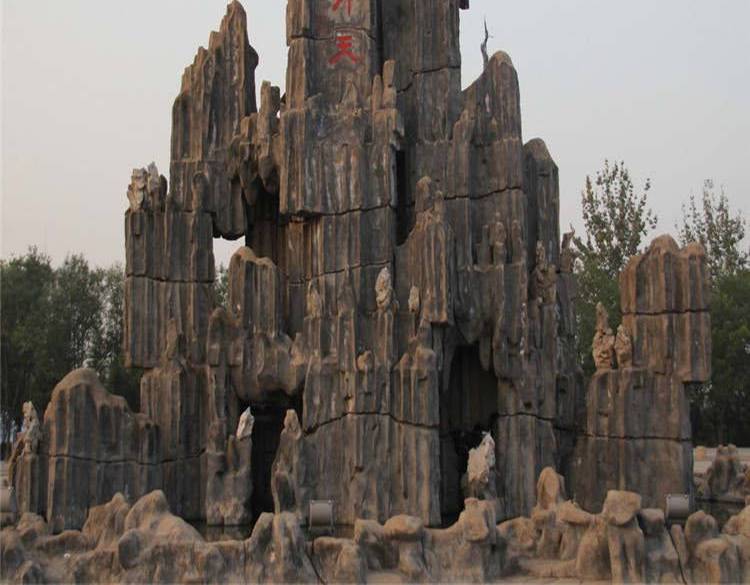 怀化假山-水泥假山-塑石假山厂家介绍