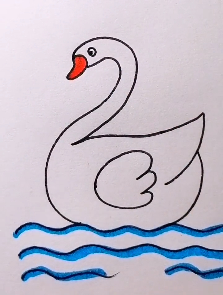 用数字2画个大白鹅,你学废了吗-度小视