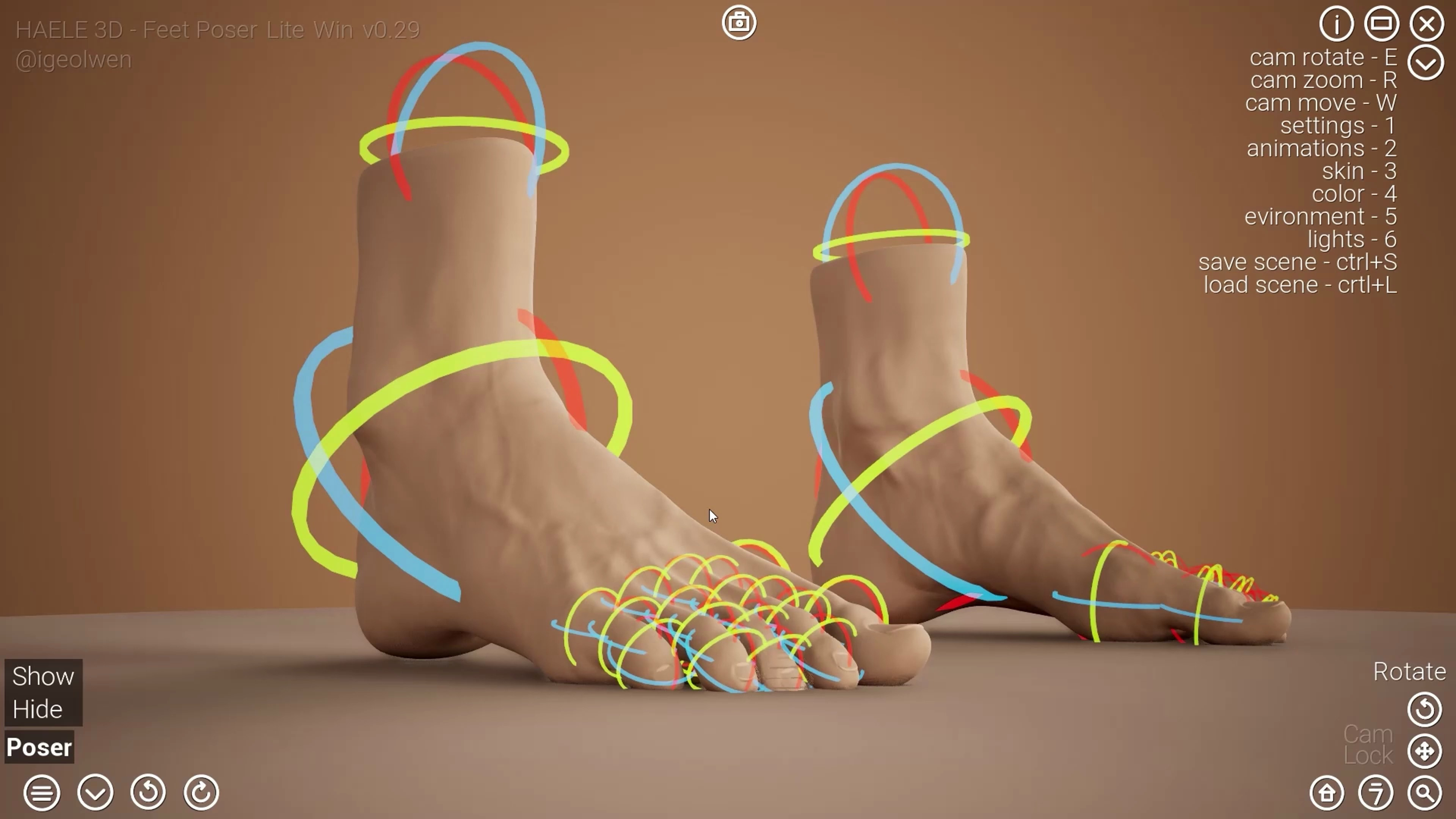 《HAELE3DFeetPoserLite》:这是一款能让你爱上脚部的游戏!