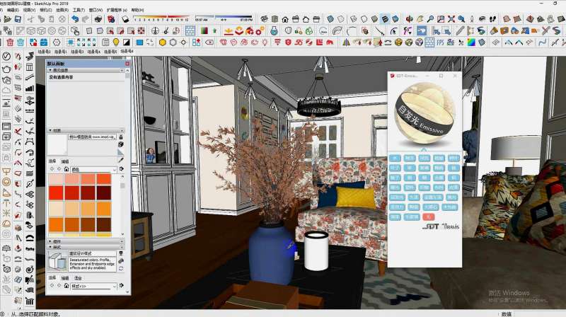 SketchUp教程:SU如何渲染高清效果图?首先你得学会使用Enscape