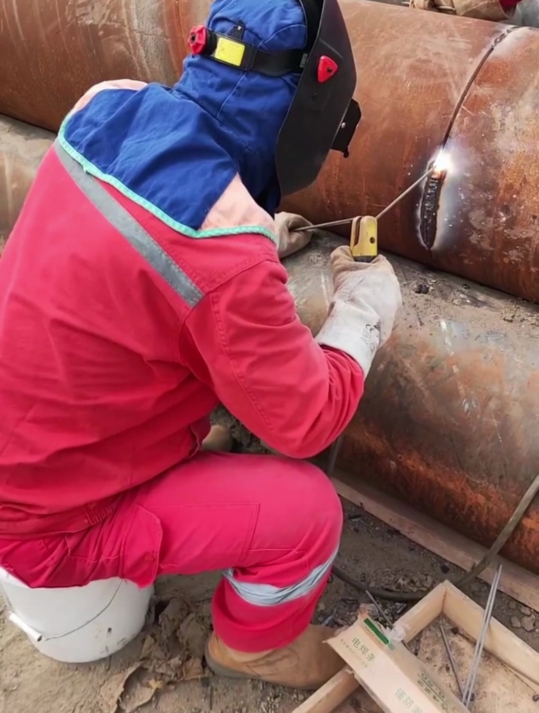 学焊接手把焊是基础,必须要学扎实,到工地不抓瞎