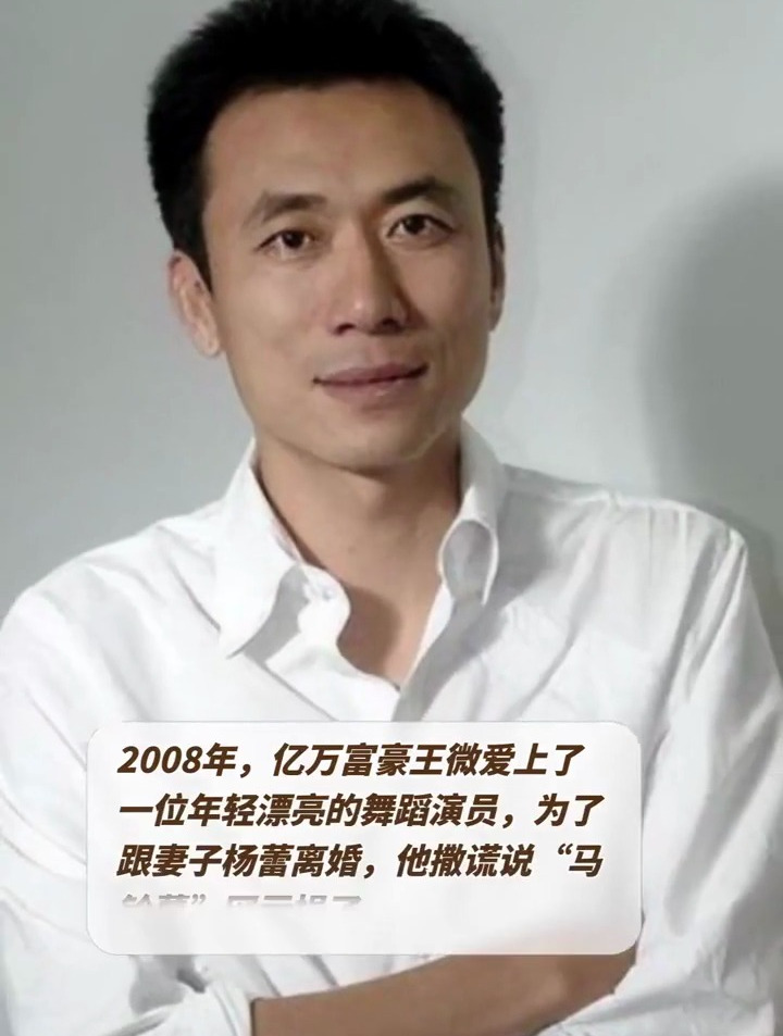 2008年,亿万富豪王微爱上了一位年轻漂亮的舞蹈演员