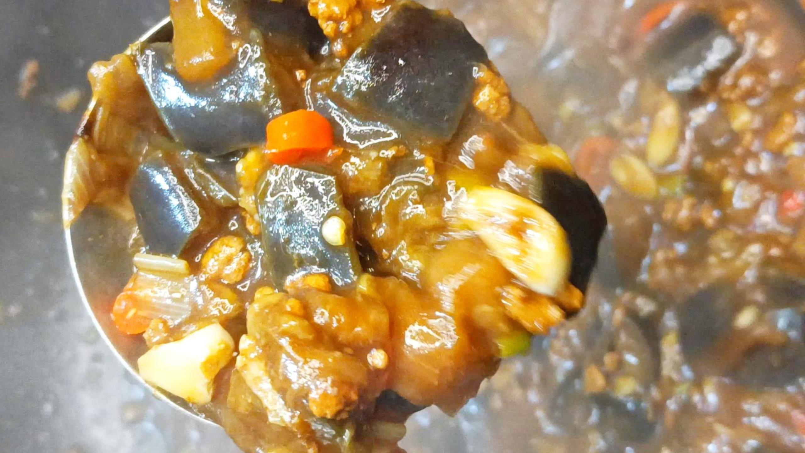 肉沫茄丁的家常做法,不油炸,比饭店的还好吃