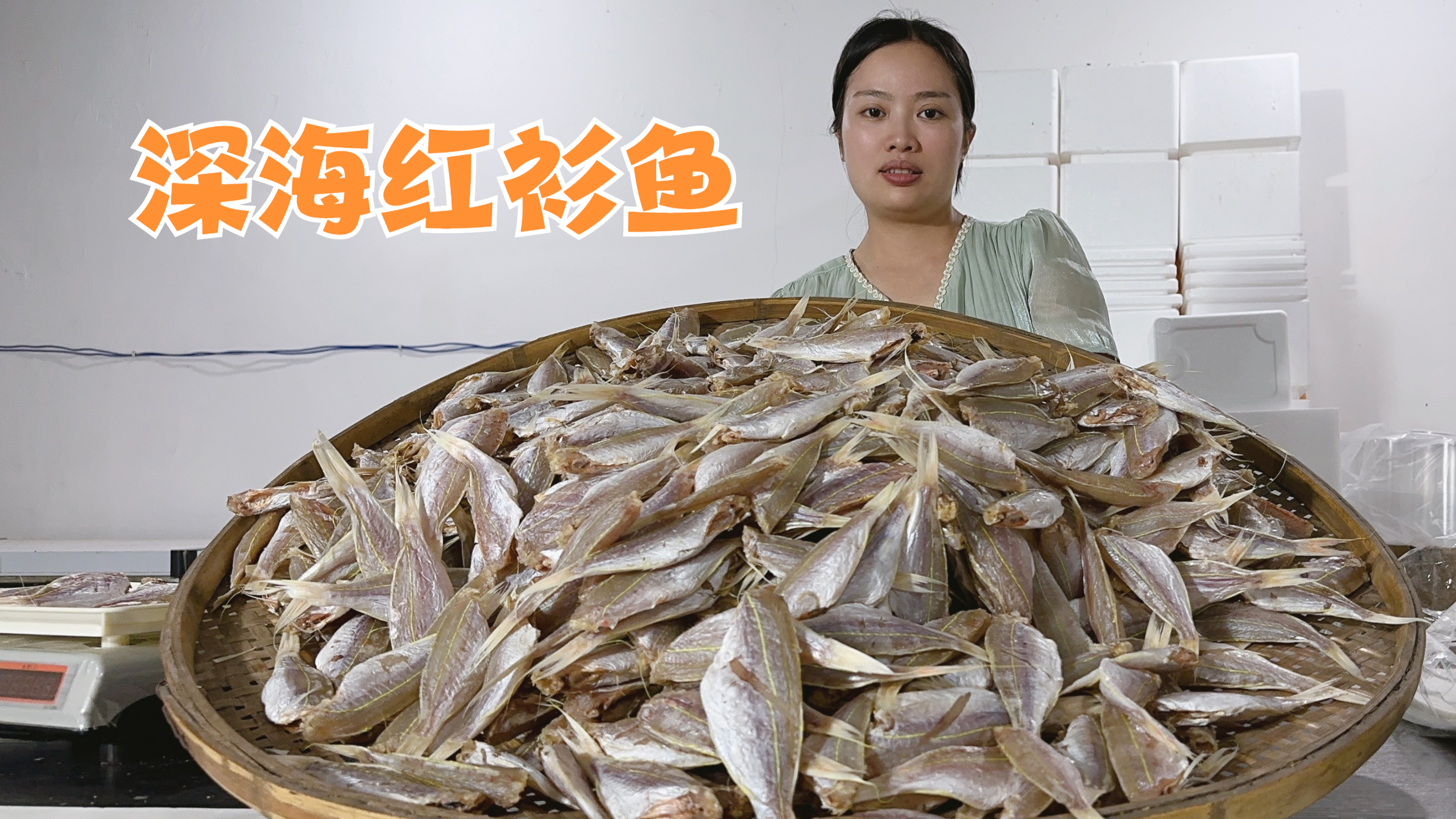 休渔期二哥二嫂又面临失业了,最后晒一批半干红衫鱼