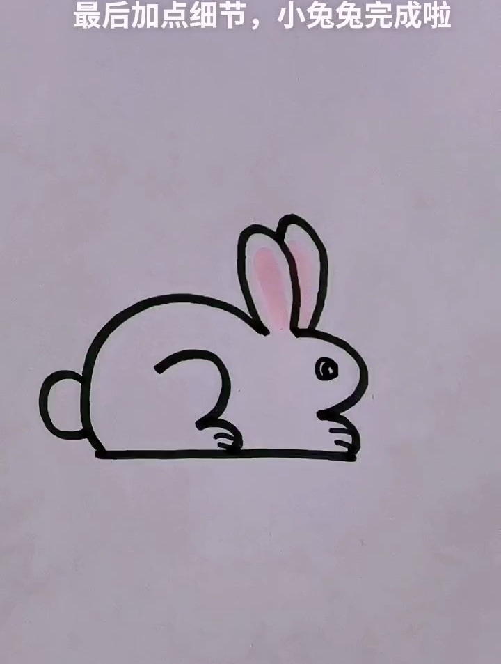 兔子怎么画一只简笔画图片