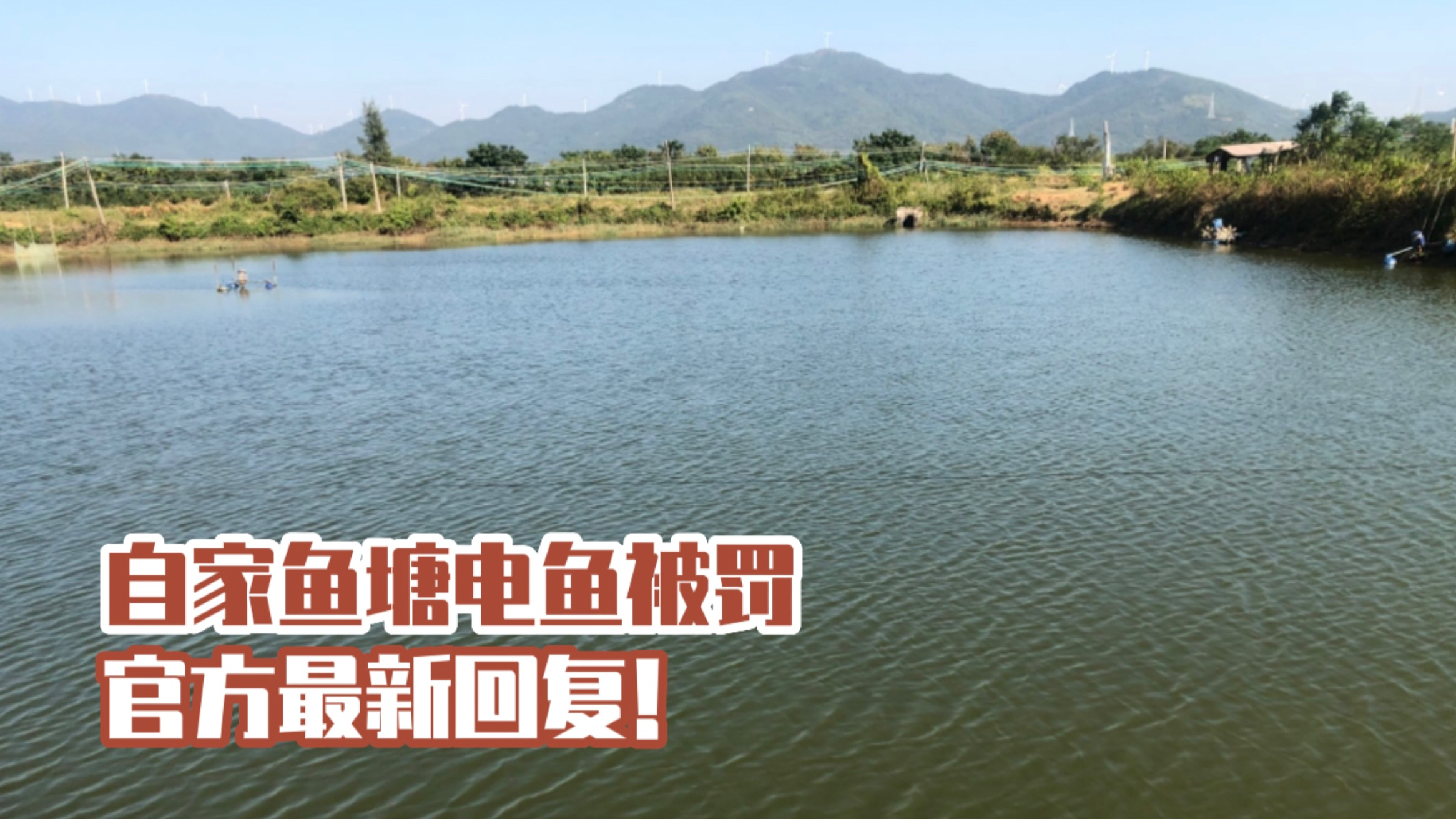 在自家鱼塘电鱼被罚500，网友吵成一锅粥，官方最新回复