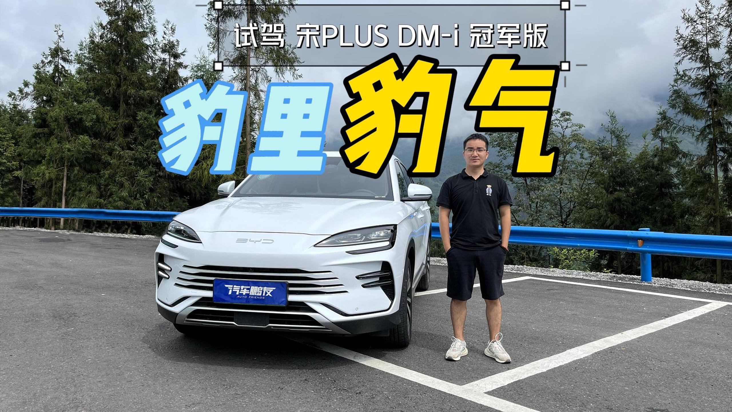 试驾比亚迪宋PLUS DM-i冠军版,外观“豹里豹气”,油耗喜人