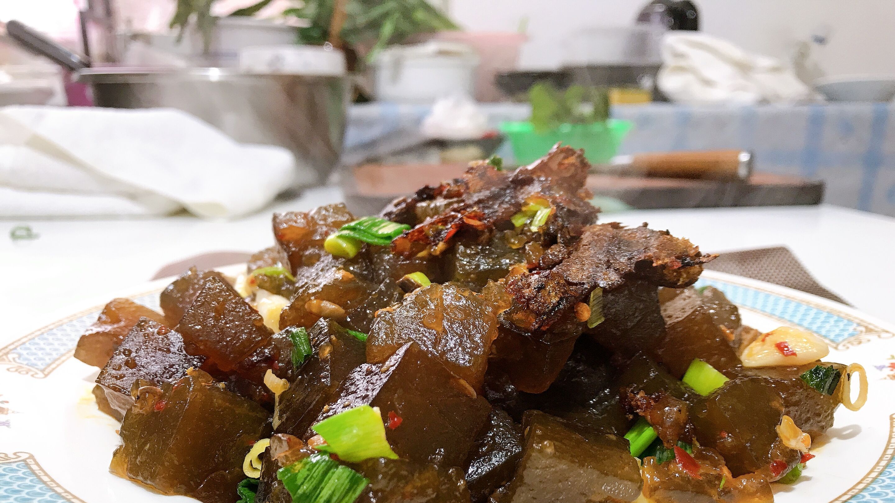 凉粉不叫凉粉,叫芡打,开封风味小吃,舌尖丝路大厨为你分享