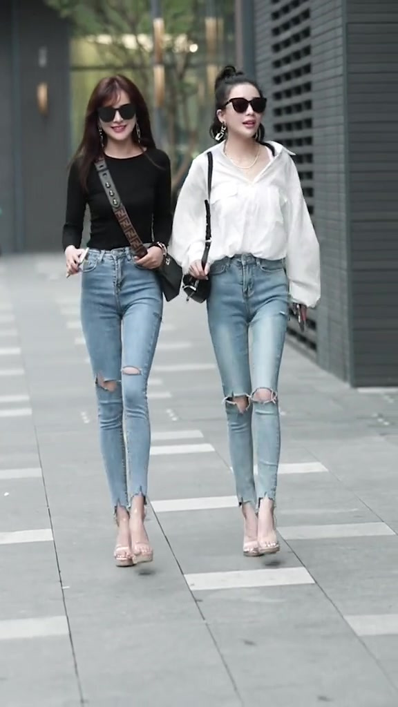 710 街拍 时尚穿搭闺蜜一起瘦,她们做到了,你们做到了吗?搭配