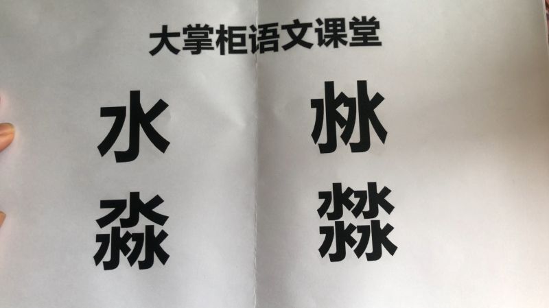 “水沝淼㵘”4个字您能搞清楚吗?知道如何读音吗?认识汉字知识,文化,艺术,好看视频