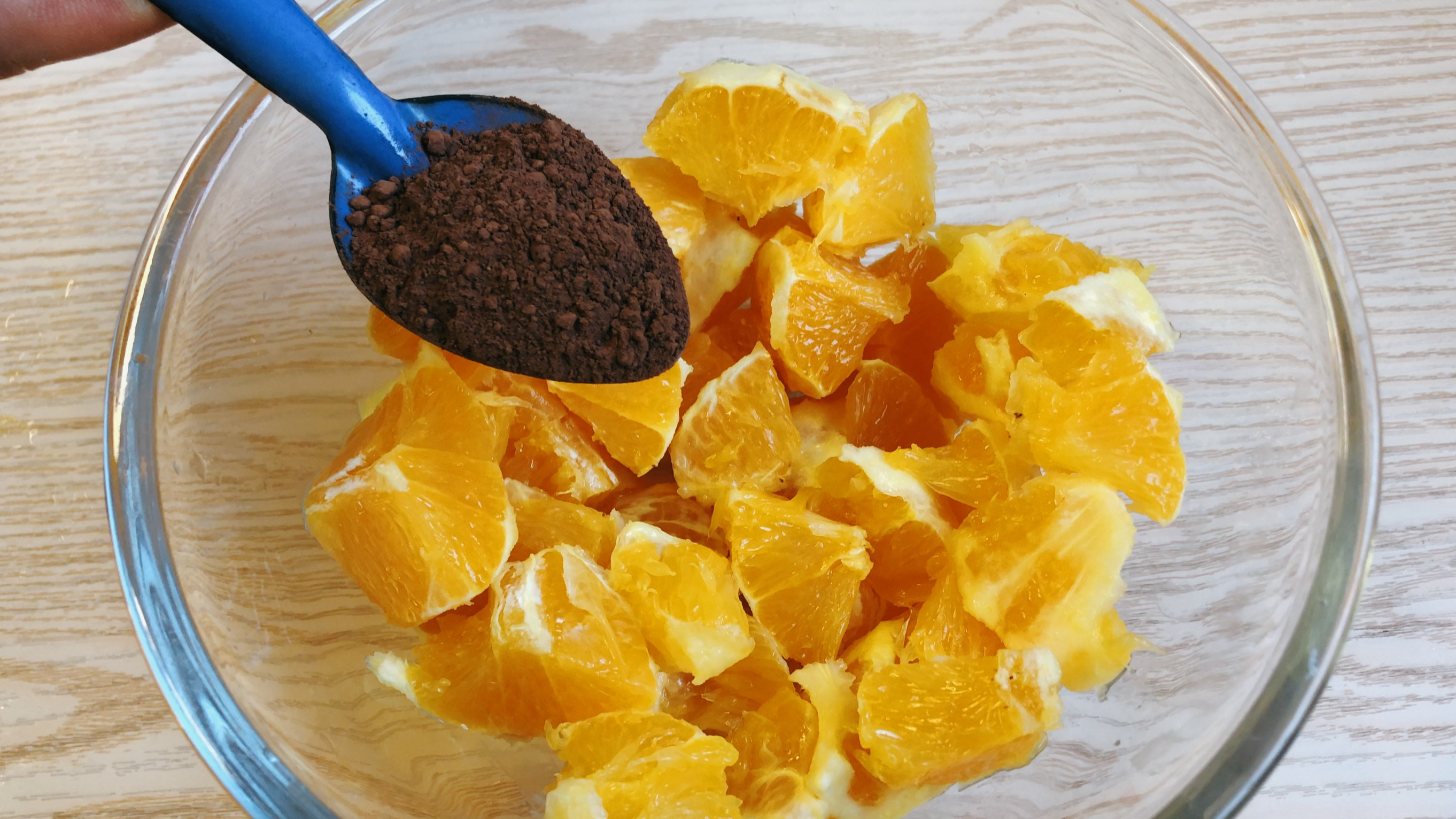 没想到巧克力粉与橙子混合 做出这种美味 @FlameCuisine旺厨艺