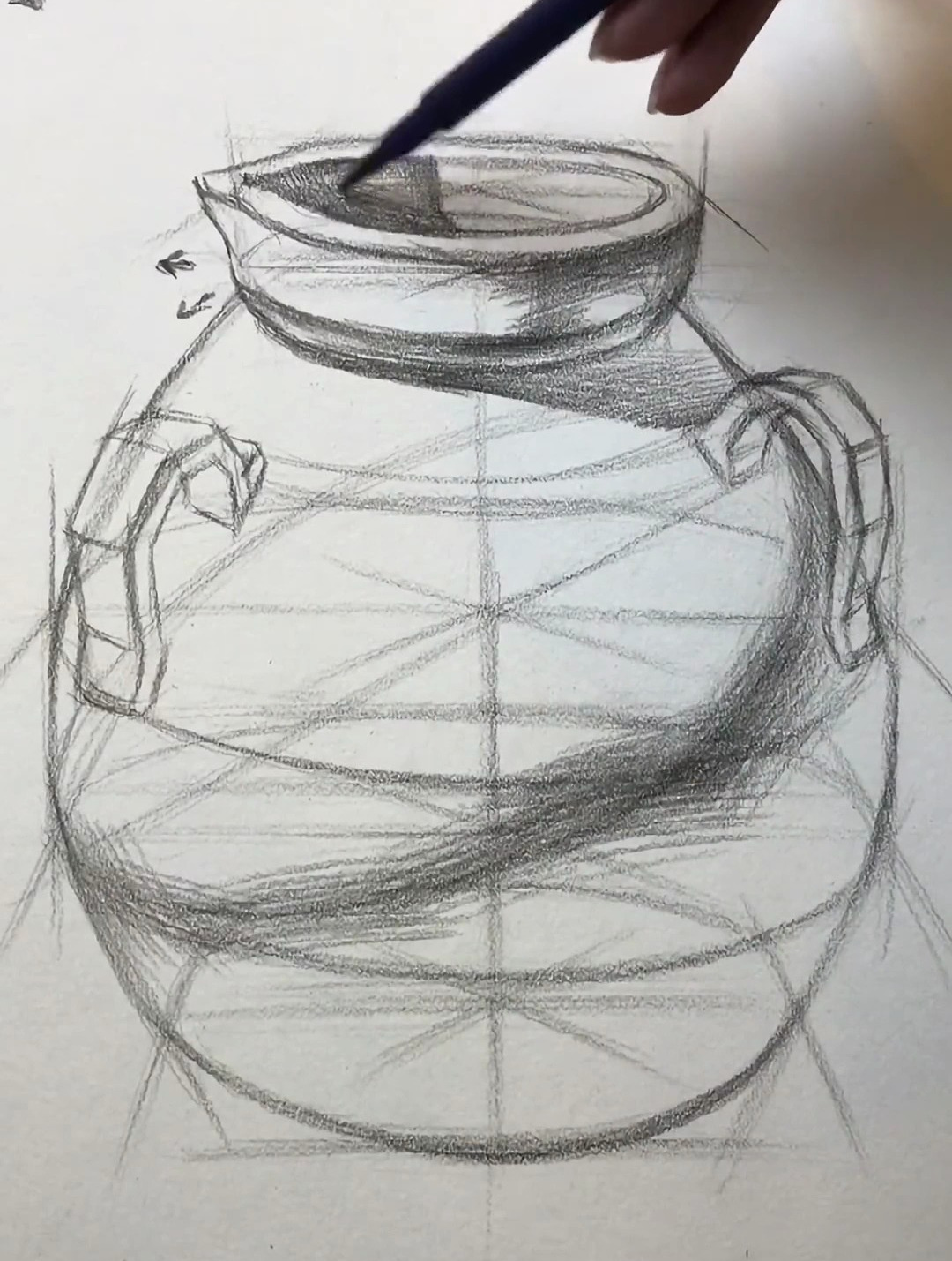 罐口的明暗交界线 素描静物 少儿美术