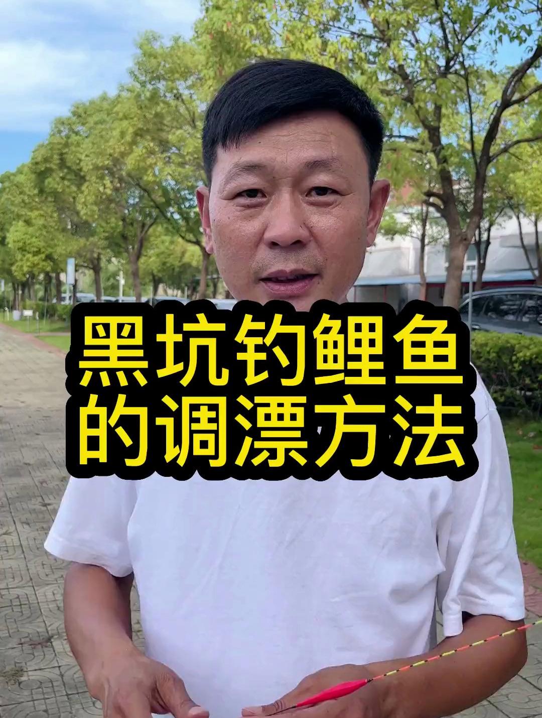 视频看完黑坑鲤鱼调漂你还不懂?钓鱼技巧