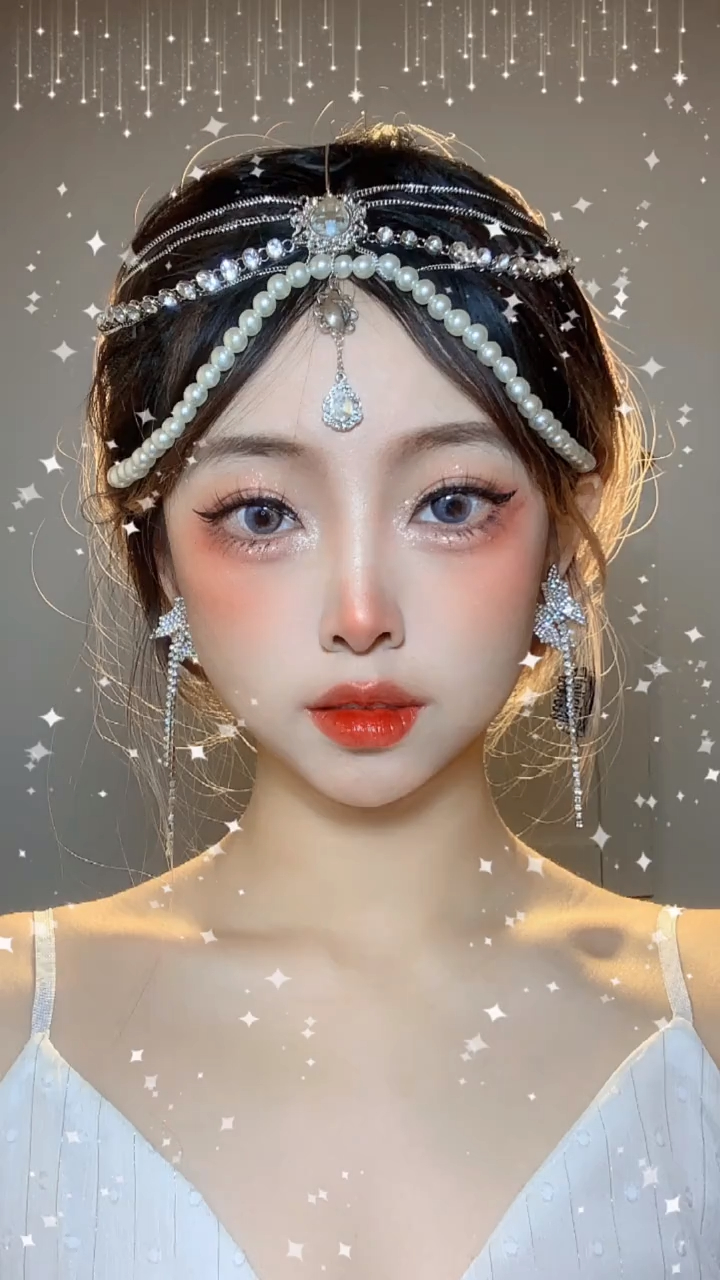 "你还记得心中的白月光吗" 珍珠公主画中人仿妆