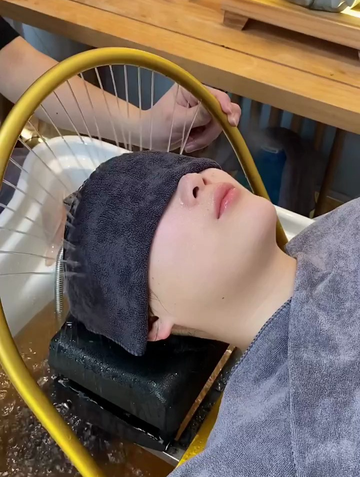 沉浸式头疗 助眠解压视频 原声spa 健康按摩