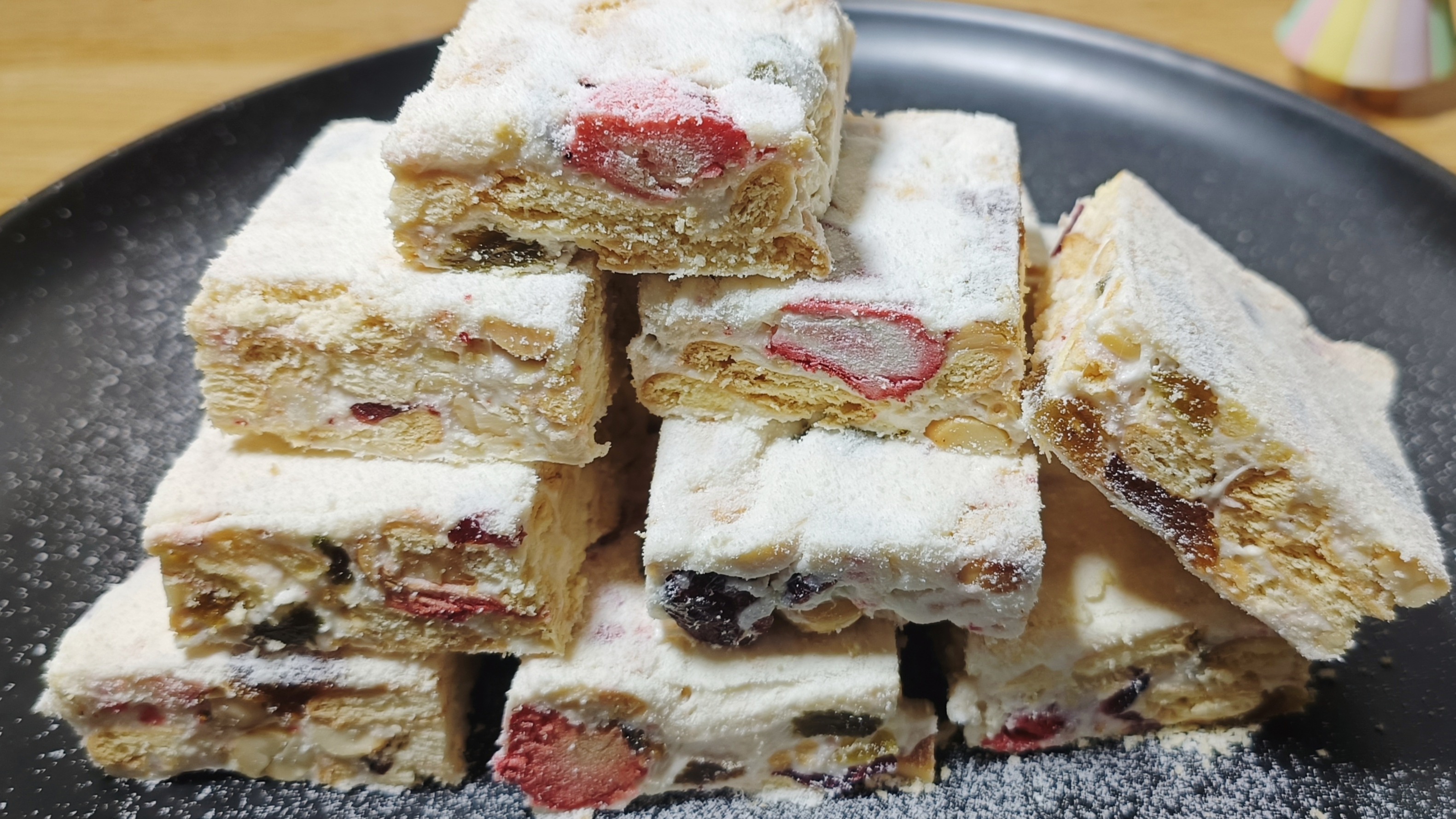 雪花酥在家自己做，香甜好吃，配方比例详细，学会过年做给家人吃