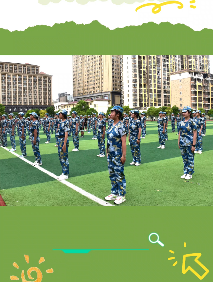 军训风采展示!南昌育山高级中学接力出战～-度小视