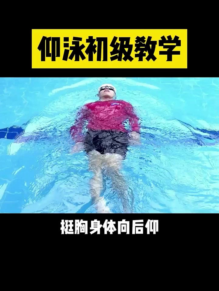 零基础学仰泳,练好这几步 0基础游泳教学