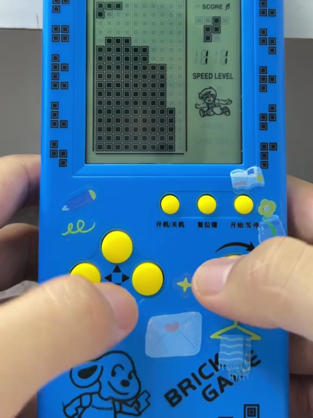 回味经典,俄罗斯方块游戏机——凡事不要放弃,坚持到最后会有惊喜