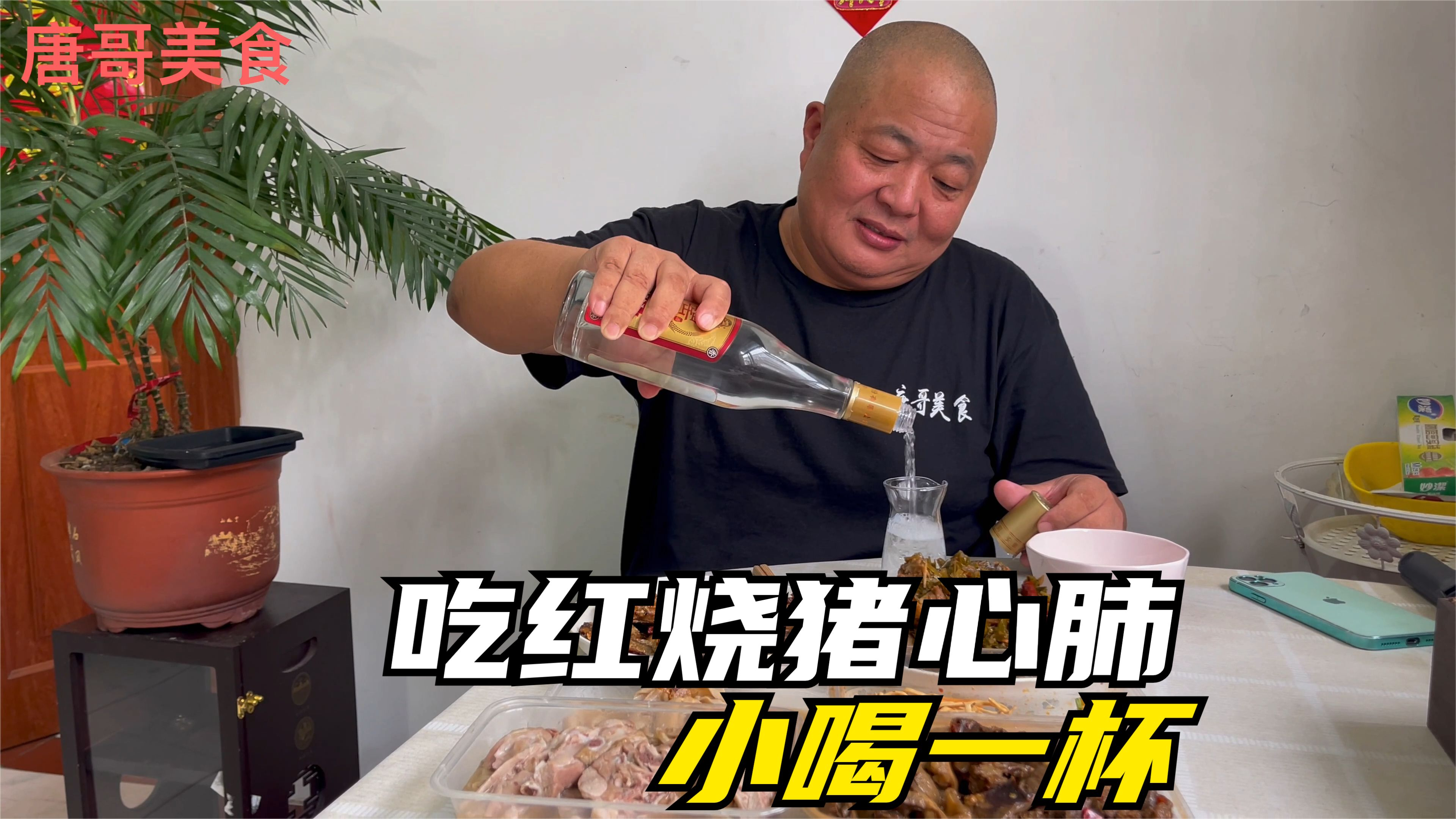 安徽定远整点卤鹅,红烧猪心肺,小咸鱼6个菜,小喝一杯,真得劲