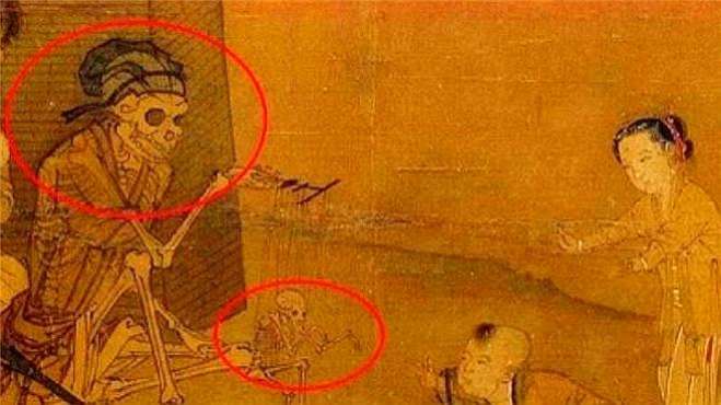 [图]700年前流传下来的“诡异画像”，至今仍封存在故宫，无人敢直视