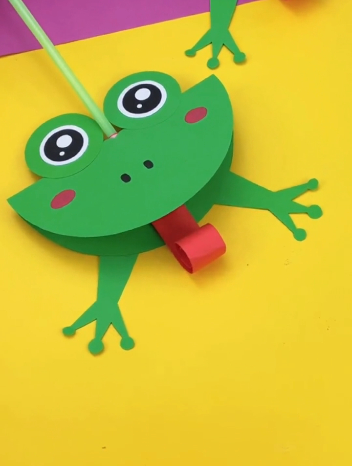 手工作品小青蛙!