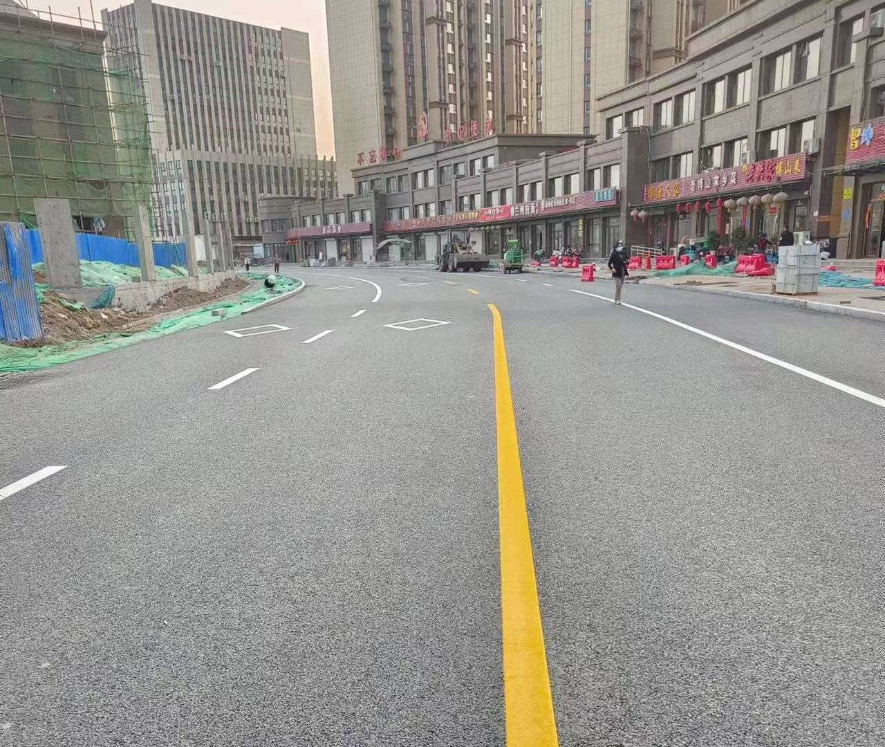 小区道路划线
