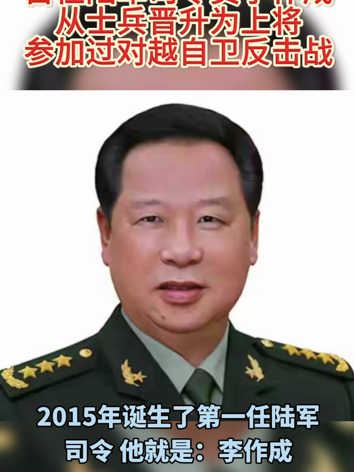 现任陆军司令员图片