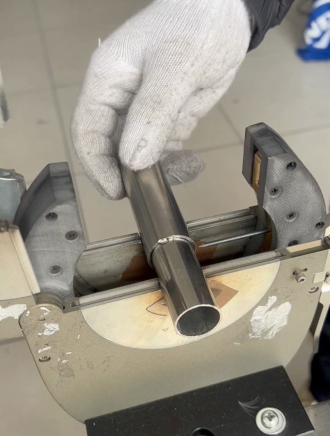 不锈钢插接焊,单面焊双面成型,薄壁管固定口管管自动焊接