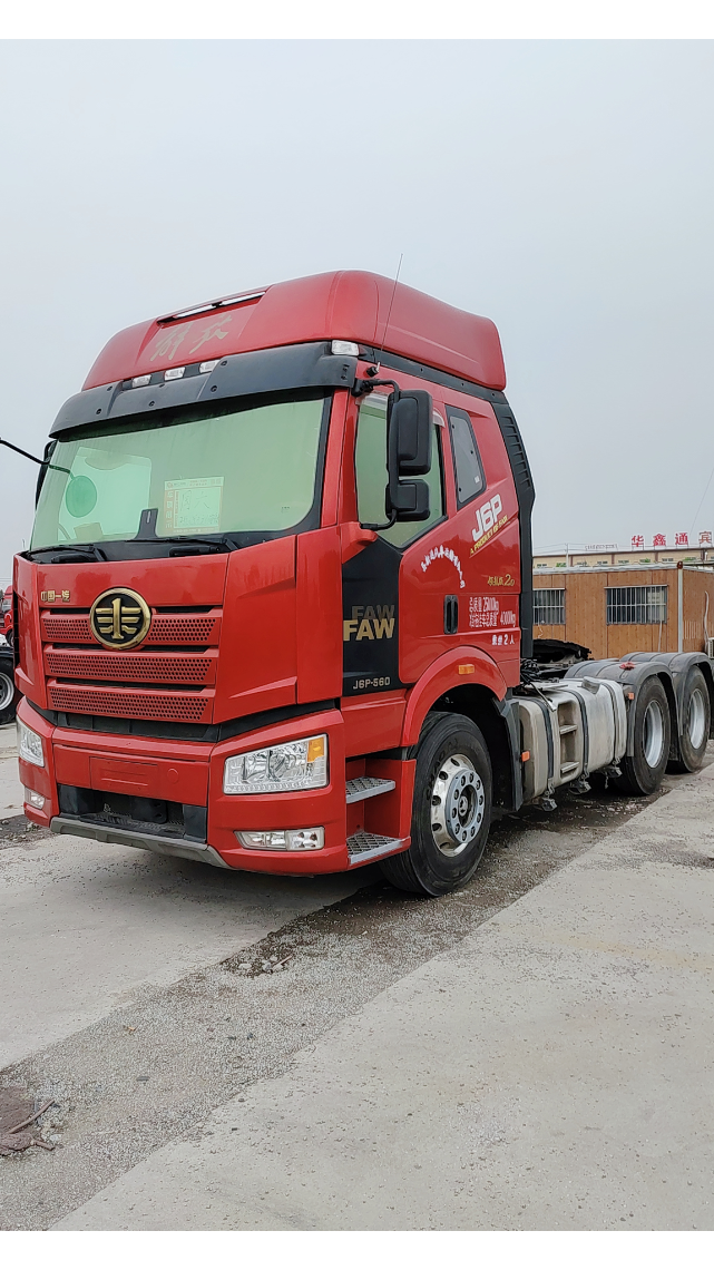 二手解放j6p牵引车,21年国六准新车560马力带液缓-度小视