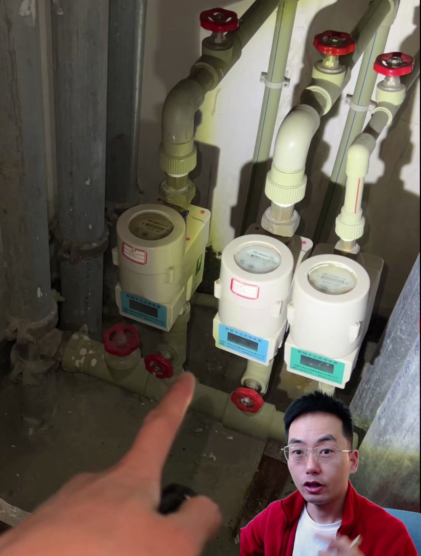 楼层水井水表对应不同住户高层建筑水井识图