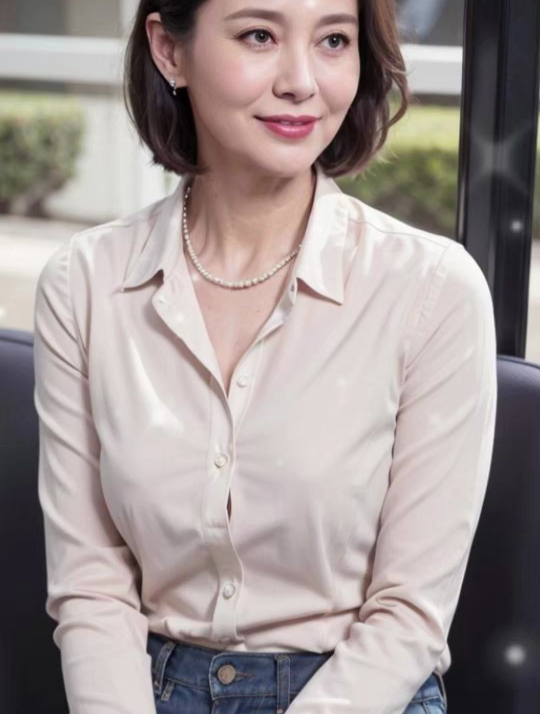 拍写真已经是阿姨的日常了,可以用风韵犹存这个词来形容阿姨-度小视