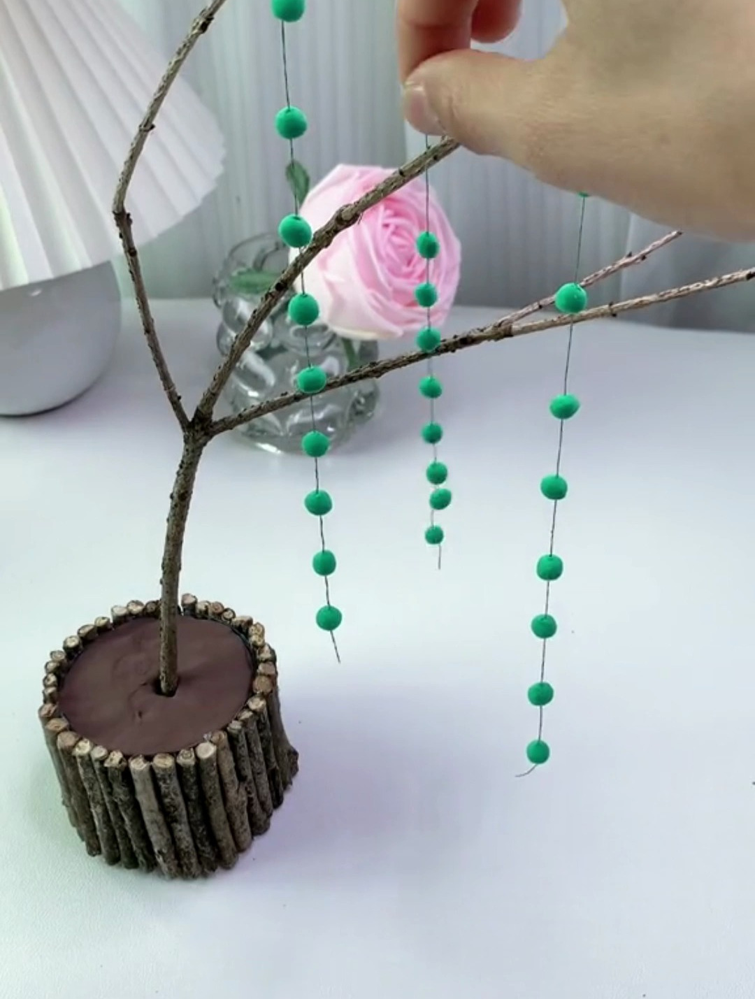 植树节,跟孩子一起用粘土制作一棵柳树吧,简单好玩